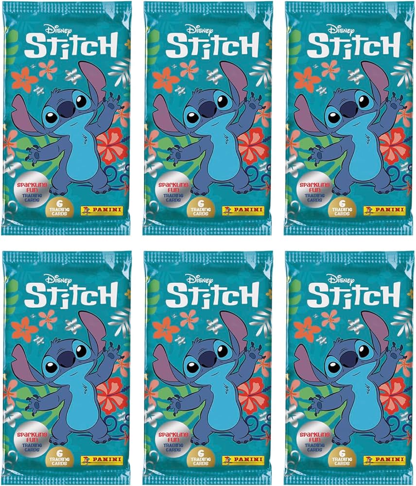 Amazon.com: PANINI Stitch Trading Cards Blister Pack of 6 Sleeves
